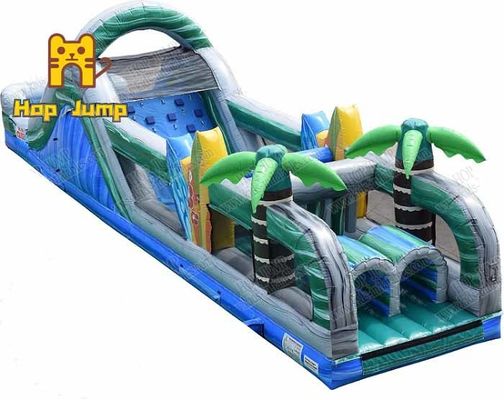 Fun Game Inflatable Obstacle Course Party Rentals 12m 15m Anti UV