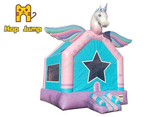 13ft Kids Jumping Bouncer Castle Unicorn Design Indoor Inflatable Trampoline
