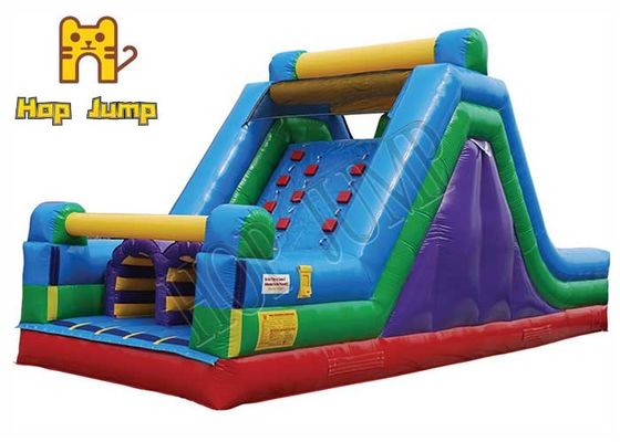 Amusement Park Inflatable Obstacle Course 10M Assault Course Bouncy Castle