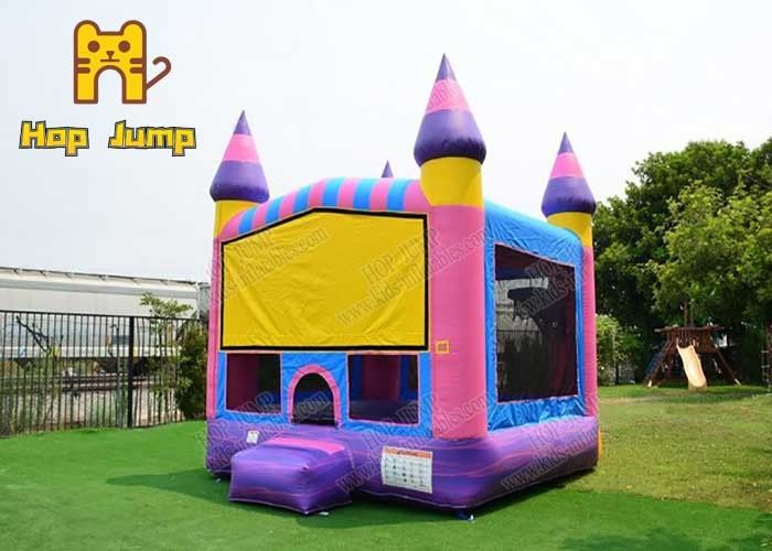 4m*4m Marble PVC inflatable boucing playing house for kids and adults