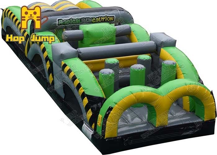 0.55mm PVC Inflatable Obstacle Course For Adults Rental Outdoor