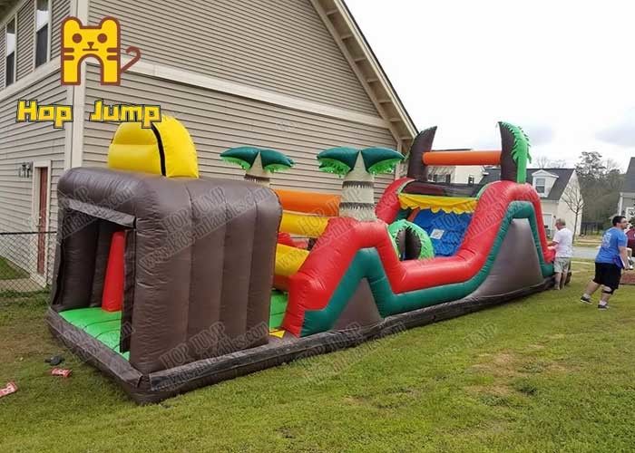 Backyard Obstacle Course Jump House 10m 15m Fire Retardant