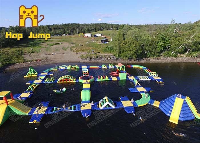 HOP JUMP Floating Inflatable Water Park For Toddlers Easy Install