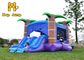 Palm Tree Blue Color Kids Inflatable Jumping House 13*13ft