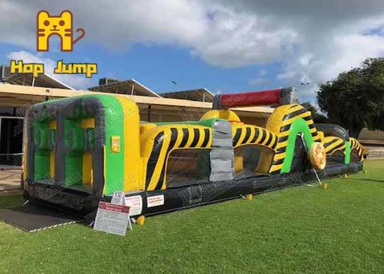 Interesting 100 Ft Inflatable Obstacle Course Party Rentals Waterproof