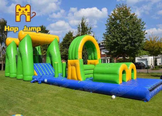 Outdoor Giant Adults Inflatable Obstacle Course 4 Stitching