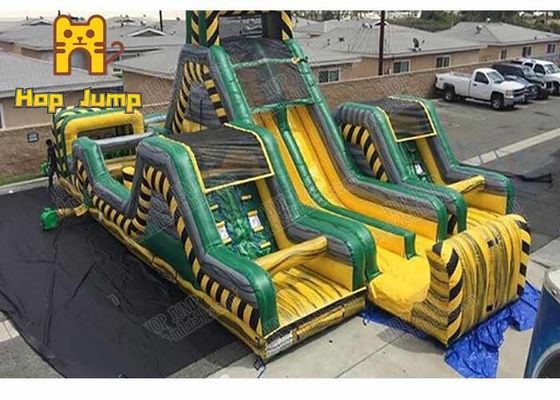 Polyvinyl Chloride Blow Up Bouncy Castle Play Area Wet Dry