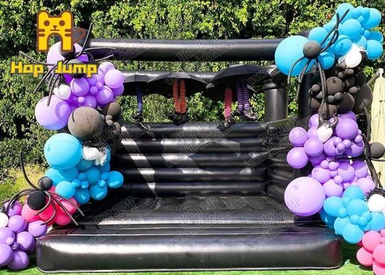 Black Pastel Inflatable Bounce House Inflatable Bouncy Castle For Sale