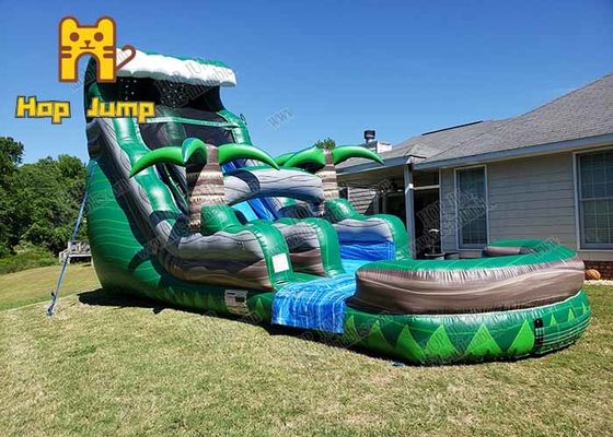 Triple Stitched Pool Water Slide Inflatable For Toddlers 18 Ft