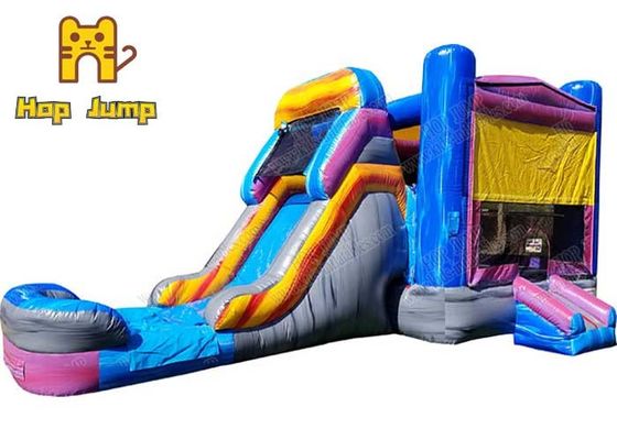 0.55mm Polyvinyl Chloride Jump Bounce House UV Protective Outdoor Jumping Castle