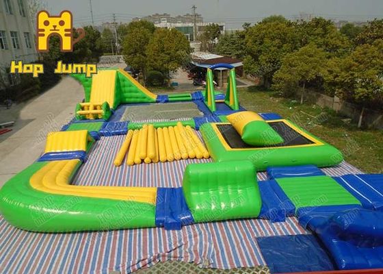 Large 9mm PVC Aqua Sports Water Park Inflatables For Lake Sea