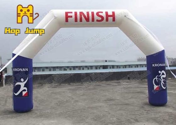 Outdoor Sports Advertising Inflatables 5*10m Blow Up Finish Line