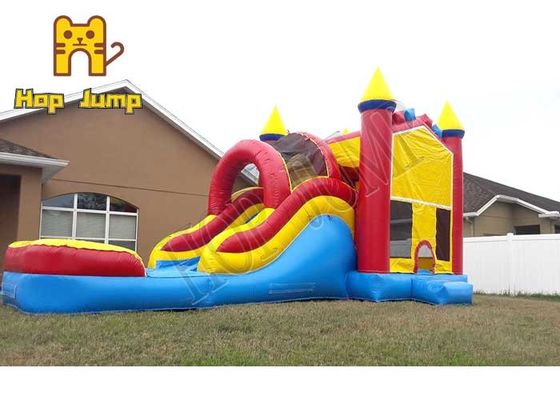 Jumping Inflatable Bouncer Combo 0.55mm Pvc Inflatable Bouncer Slides