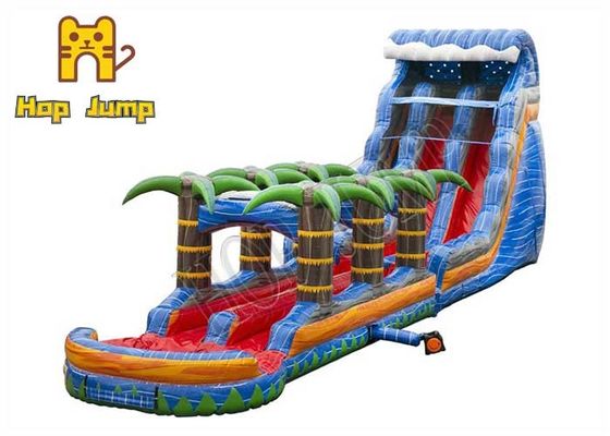 Double Layer PVC Inflatable Water Slide Commercial Inflatable Slide For Adults