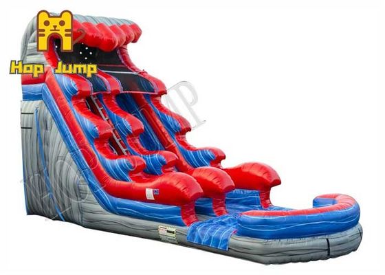 Kids Inflatables Water Park Games Inflatable Dry Slide Water Slide With Pool
