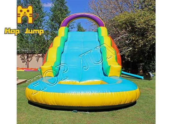 Kids Commercial Marble PVC Inflatable Water Slide Dry Slide Bouncy Castle