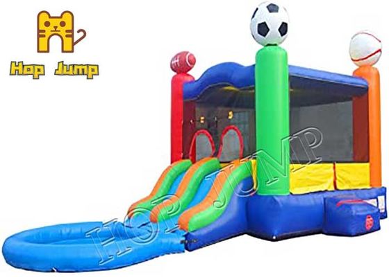 Kids Backyard Water Bounce House 0.55mm PVC Inflatable Bouncer Castle