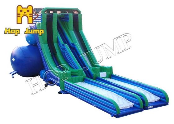 2000N / 50mm Large Inflatable Water Slide For Commercial Rental Business