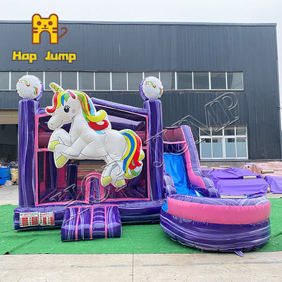 Electric Blower Tarpaulin Bag Little Pony Inflatable Bouncer Slide Combo Castle