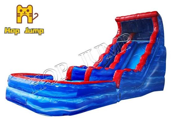 Blue Marble Wet Dry Slide Water Park 18ft Inflatable Water Slide Party