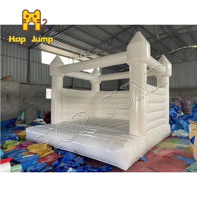 White Inflatable Bounce House 14ft Pvc Packing Bag With Fire Retardant