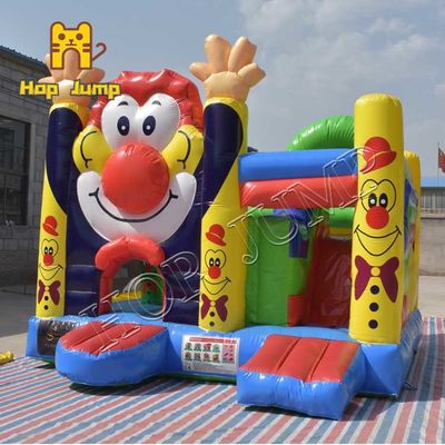 Clown Kids Inflatable Bounce House Commercial Grade Pvc Material