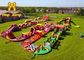 Hop Jump Inflatable 40 Ft Blow Up Obstacle Course Rental OEM ODM