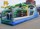 Commercial 0.55mm PVC Adult Inflatable Obstacle Course Fire Retardant