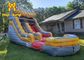 Floating Game Inflatable Water Slide Jumping Castle Pool Slide 9x4.5m