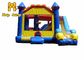 Kids Sports Bounce House Slide Combo With Blower Easy Folding