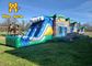 Super Longest Inflatable Bouncer Combo Palm Tree Happy For Kids