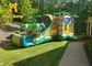 Colorful Palm Tree Inflatable Bouncer Combo Wholesale Kids High Quality