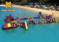 Sea Lake Inflatable Water Park Equipment Giant Water Obstacle Course