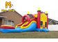 Jumping Inflatable Bouncer Combo 0.55mm Pvc Inflatable Bouncer Slides