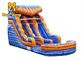 Kids Inflatables Marbled Inflatable Water Slide Bouncy Castle For Water Park