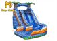 Palm Tree Inflatable Water Slide PVC Tarpaulin Wet Dry Fireproof