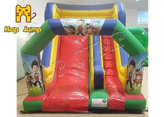 0.55mm PVC Tarpaulin Inflatable Dry Slide Commercial Bouncer House Fire Retardant