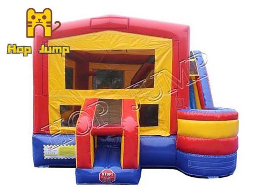 Sports Park Princess Bouncy Castle With Slide Flame Retardant CE SGS