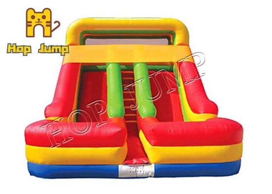 Garden Huge Inflatable Dry Slide 20ft Double Lane Water Slide Jumpers