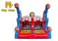 Interactive Shooting Stars Basketball Bouncy Castle Fast Deflation