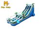 Outdoor Games Palm Tree Inflatable Water Slide Blower Packed