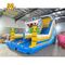 PVC Tarpaulin Amusement Park Inflatable Dry Slide Shark Theme