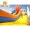 Double Lane PVC Giant Inflatable Slide 18ft UV Protection