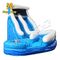 18ft Blue Curve Wet Dry Inflatable Water Slide Commercial Use Outdoor Water Park