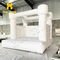 10ft PVC White Wedding Castle Inflatable Bouncer House For Adults Fire Prevention