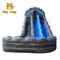 Double Lane Rock Turn Marble Wet Dry Inflatable Water Slide Hop Jump For Kids