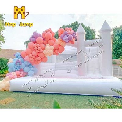 Quality Weddig Use Inflatable Bounce House Combo For Party Customized White Color factory