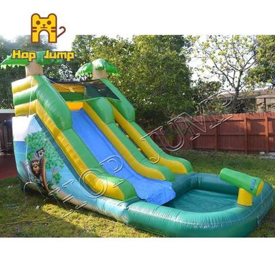 quality 12ft Inflatable Water pool Slide Safari Water slide Kids 0.55mm Pvc factory